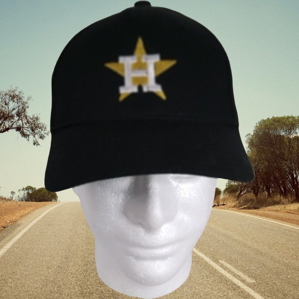 Outdoor Cap Houston Astros MLB Baseball Hat Black Gold Star Logo‎ Adjustable